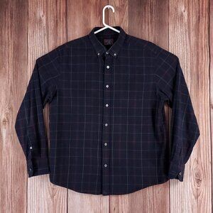 UNTUCKit Capezzana Slim Fit Mens XL Plaid Check LS Button Down Flannel Shirt